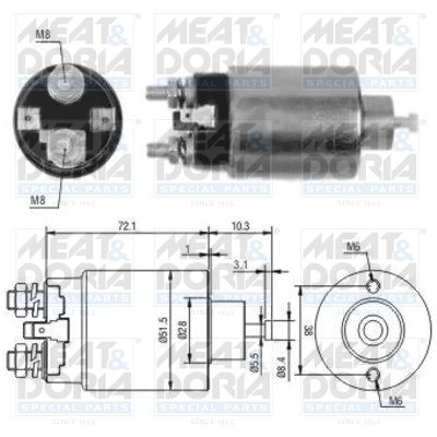Solenoid Switch, starter